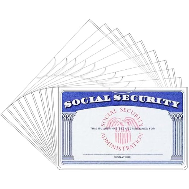 Clear PVC Card Sleeves