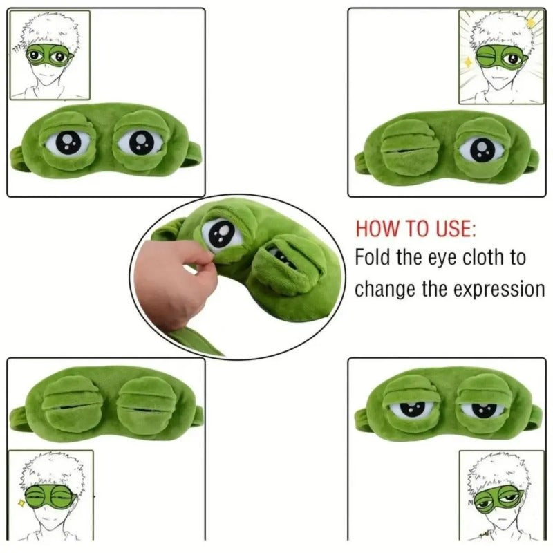 3D FROGGYSNAP - PLUSH SLEEP MASK