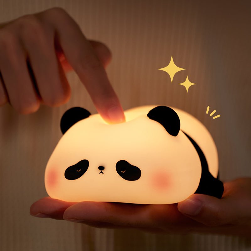 Maetiva® Cute Panda Night Light LED Squishy Tap Lamp Best Gift for Baby and Girl