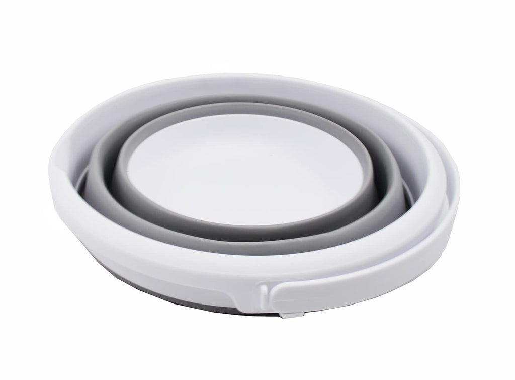 Collpasible Bucket (5.5L Collapsible Bucket (White/Grey))
