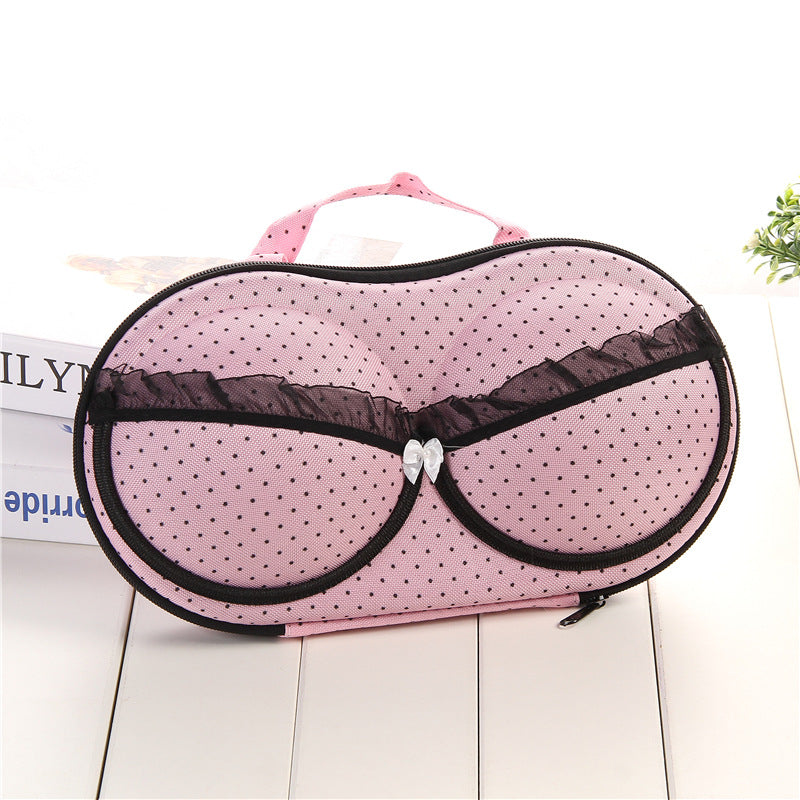 Polka Dot Travel Makeup Organizer Case 
Maetiva