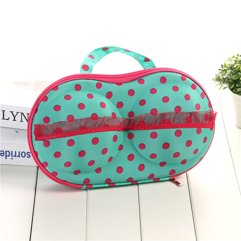 Polka Dot Travel Makeup Organizer Case 
Maetiva