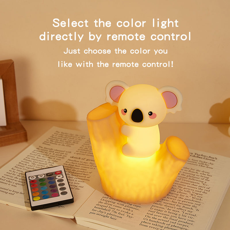 Maetiva® Mini Koala on Tree Branch Silicone Squishy Night Light Cute Perfect Gift