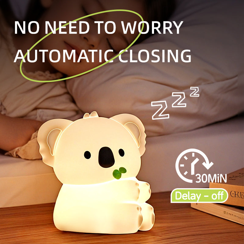 Maetiva® Squishy Silicone Koala LED Night Light - Perfect Gift for Kids and Girls