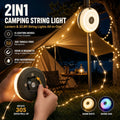 2-in-1 Camping Lantern String Combo