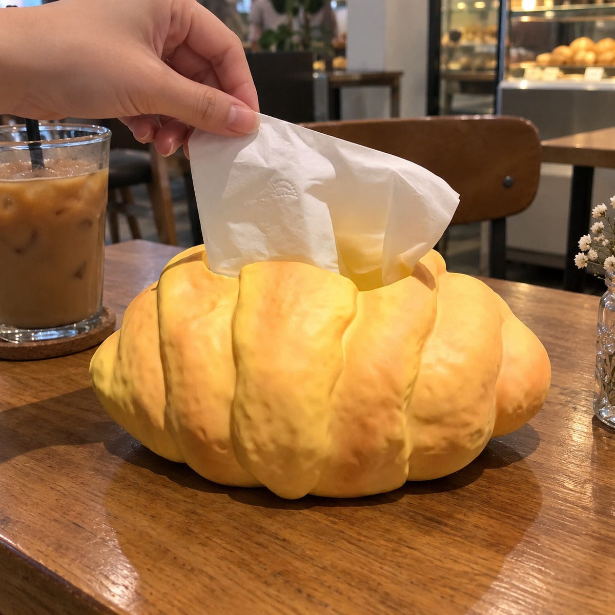 Paris Croissant Tissue Box