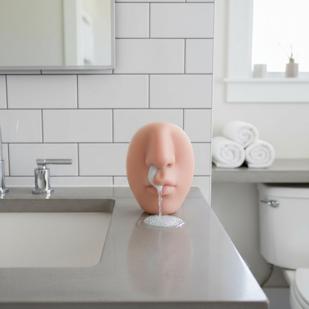 Realistic Nose Shape Wall-Mounted Prank Soap Dispenser