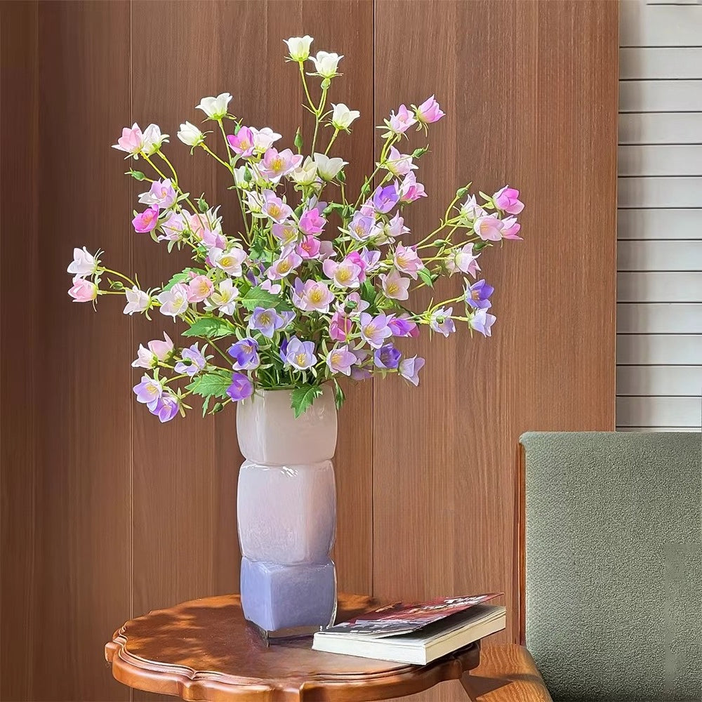 Pastel Bellflower Breeze Faux Floral Arrangement