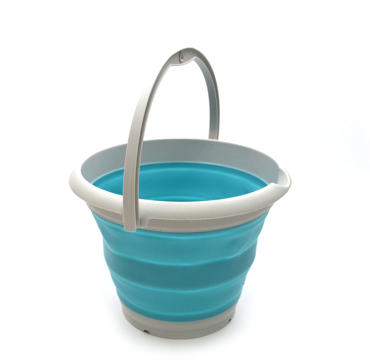 Maetiva 10L (2.6 Gallon) Collapsible Plastic Bucket - Foldable Round Tub - Portable Fishing Water Pail - Space Saving Outdoor Waterpot, Size 33cm Dia