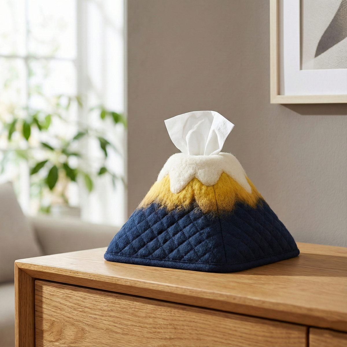 Volcanic Mountain Tissue Box