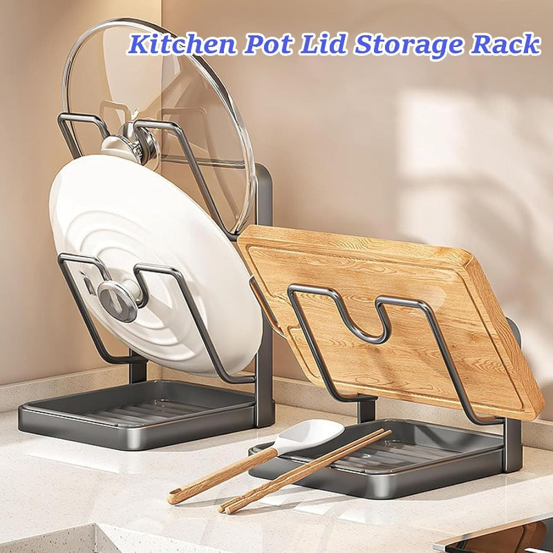 Vertical Pot Lid Organizer