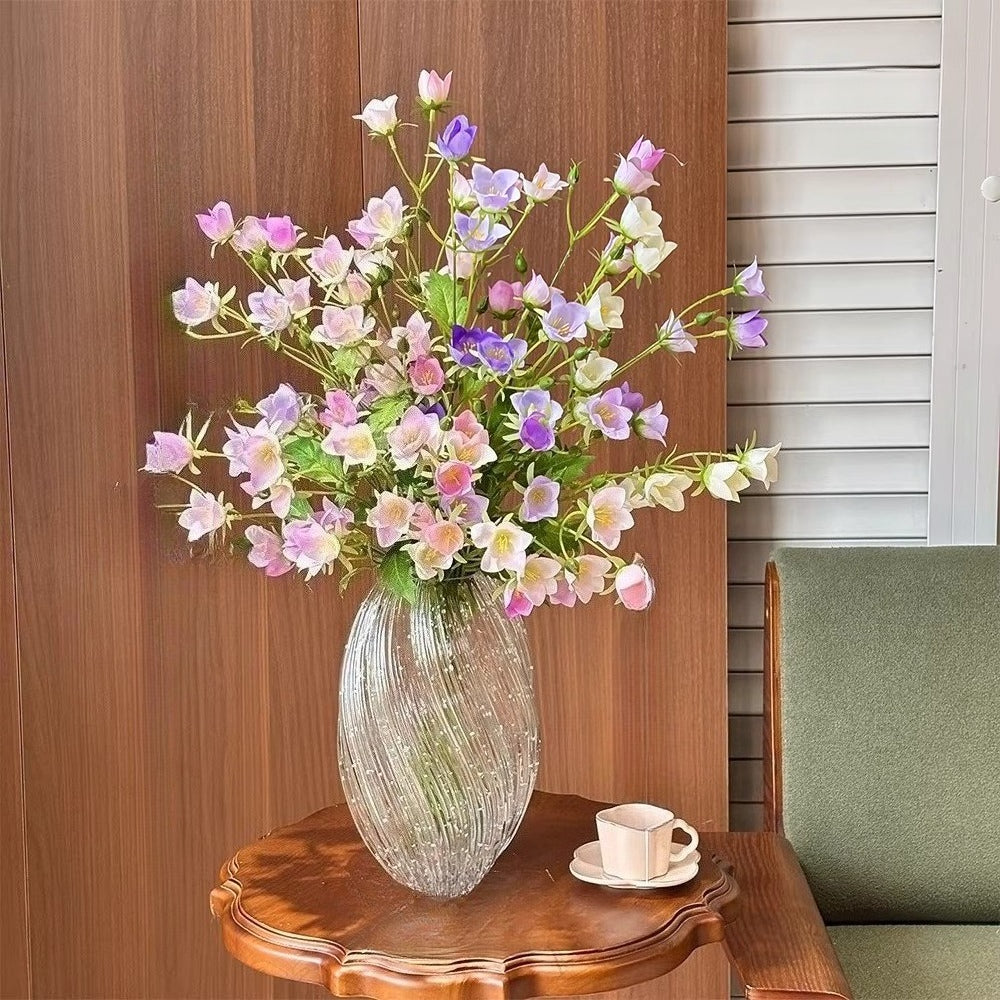 Pastel Bellflower Breeze Faux Floral Arrangement