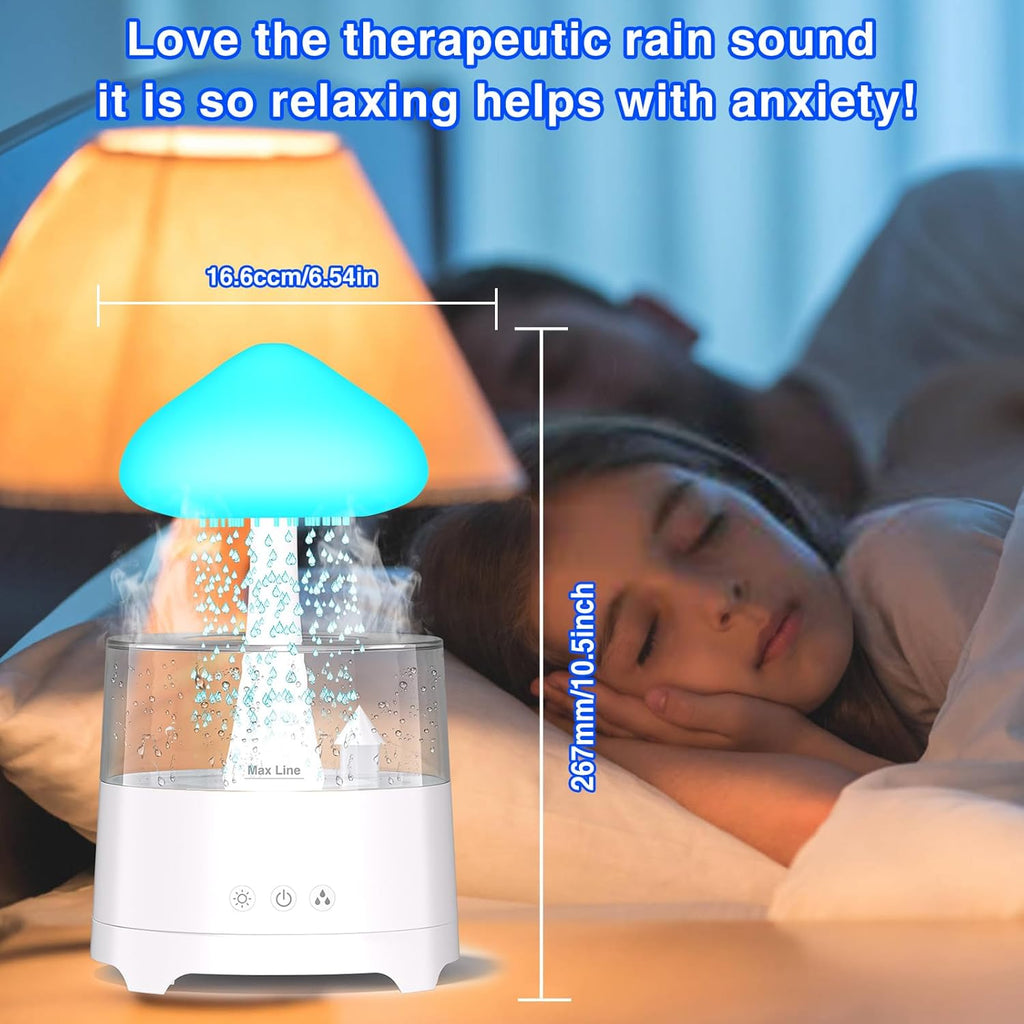 Drip Waterfall Lamp Mushroom Humidifier