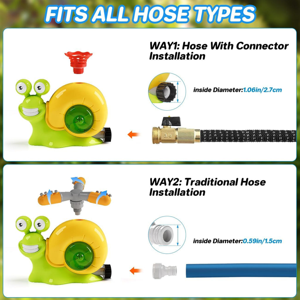 Baseball Water Sprinkler Toys