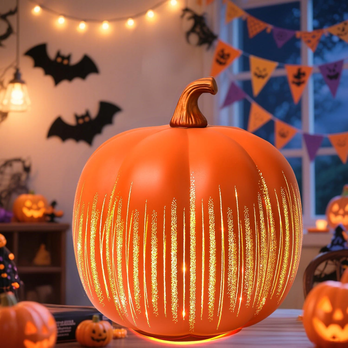 Halloween Pumpkins Twinkle Lamp