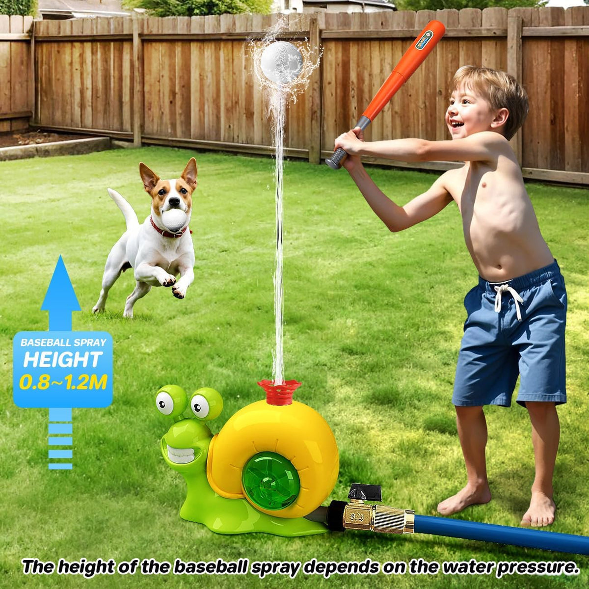 Baseball Water Sprinkler Toys