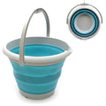 Maetiva 10L (2.6 Gallon) Collapsible Plastic Bucket - Foldable Round Tub - Portable Fishing Water Pail - Space Saving Outdoor Waterpot, Size 33cm Dia