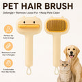 Maetiva Duck Brush — Self-Cleaning Slicker for Cats & Dogs