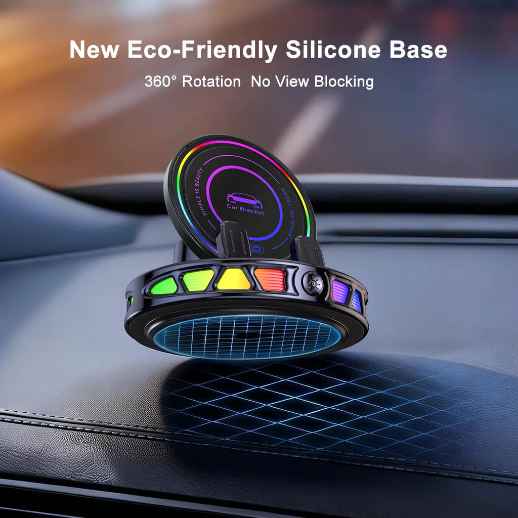 Wireless Charging Car Mount — Fast Charging, Automatic Clamping, Vent Mount, Dashboard Mount, Rotating, Universal