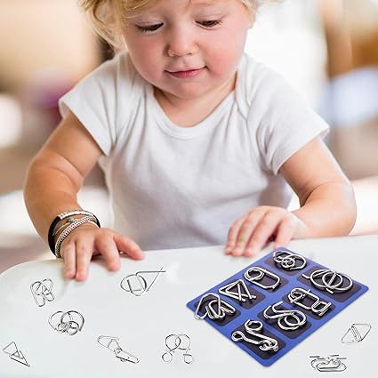 Woyuosn Metal Brain Teaser Puzzles Physics Mind