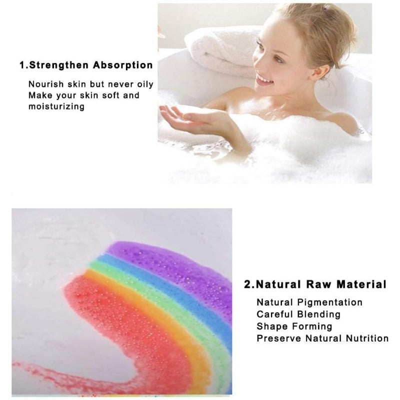 Rainbow Cloud Bath Fizz