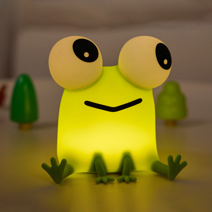 Maetiva® Frog Big-Eyed Adorable Small Silicone Squishy Night Light Perfect Gift