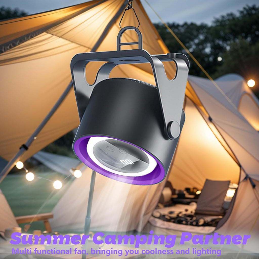 Desktop Digital Display Oscillating USB Circulating Fan