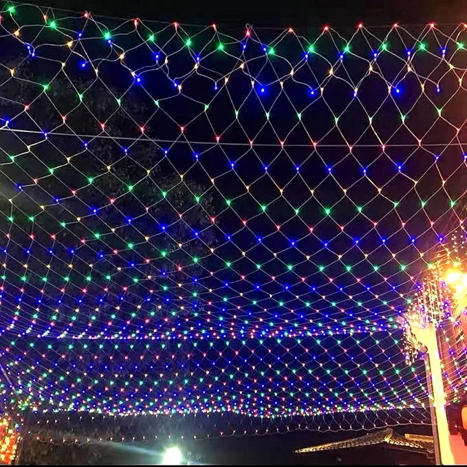LED Christmas Net Lights for Indoor & Outdoor Decorations