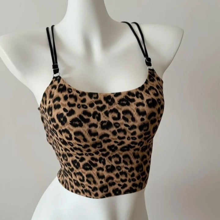 Midnight Spider Web Crop Top