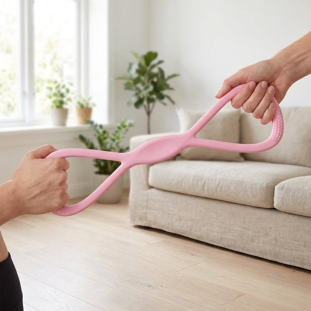 Figure-8 Resistance Band — Heavy Duty, Flexible, Portable, Fitness, Workout, Exercise