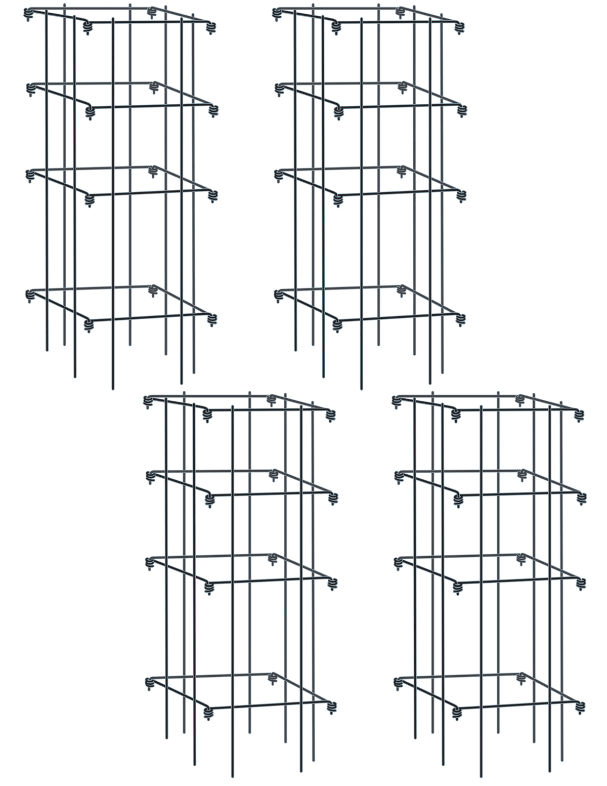 Tomato Cages, Set of 4
