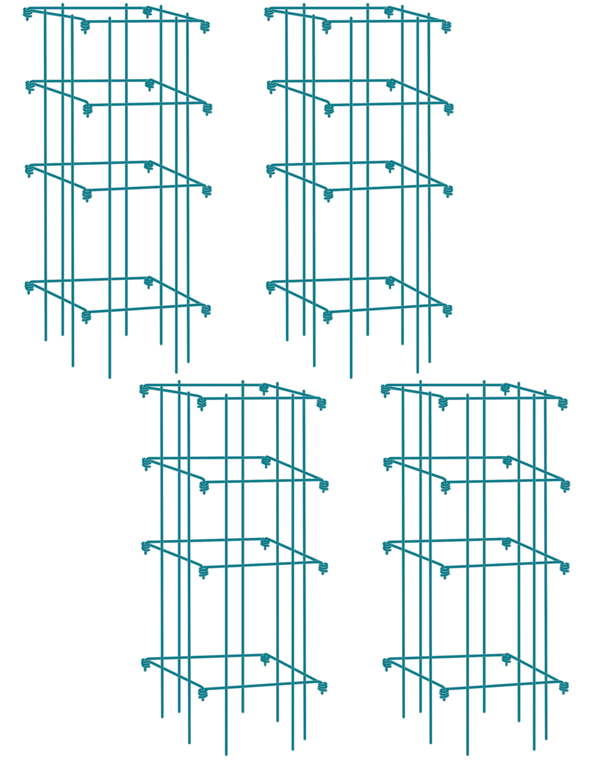 Tomato Cages, Set of 4