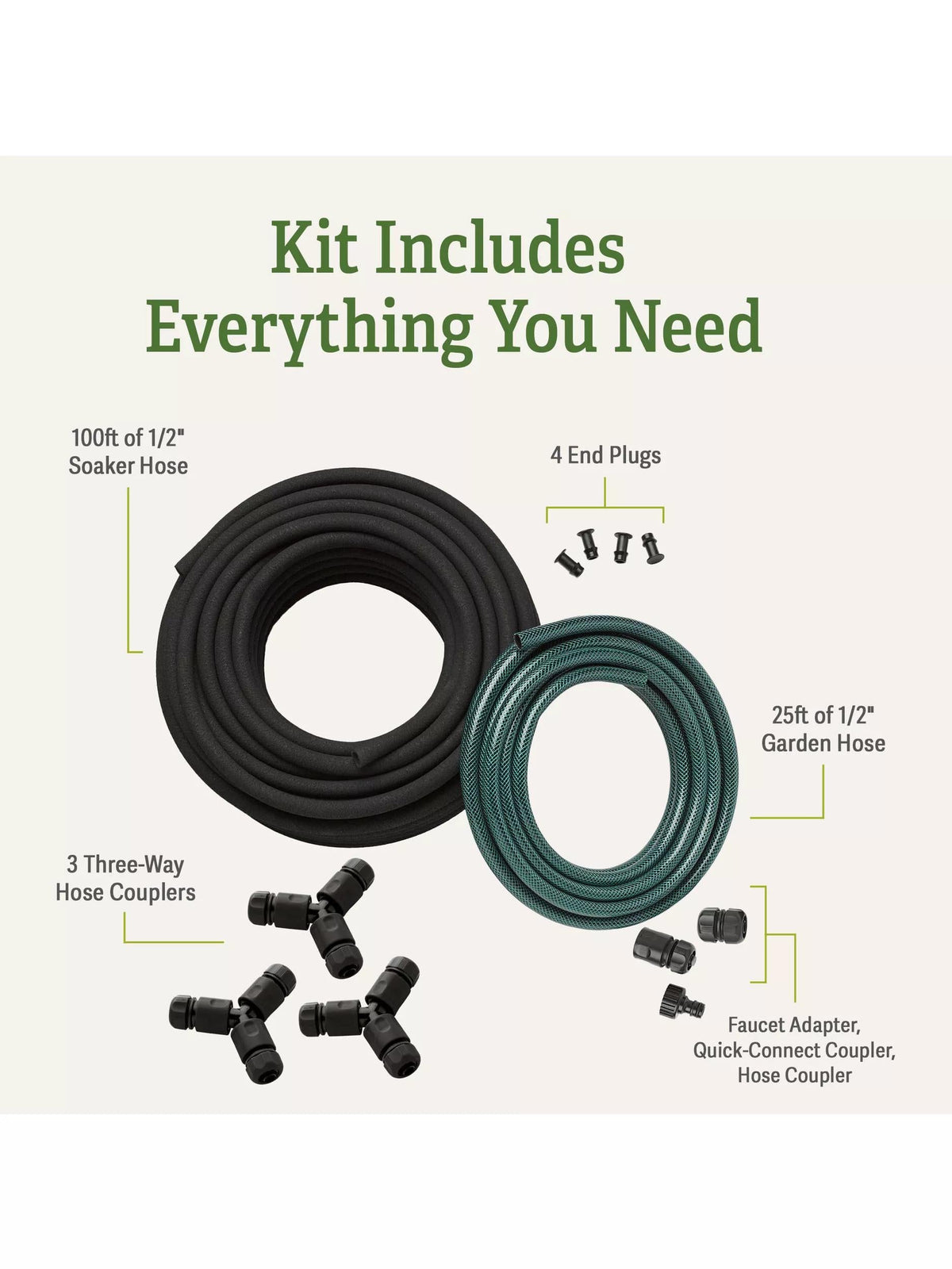 Snip-n-Drip™ Garden Row Soaker System