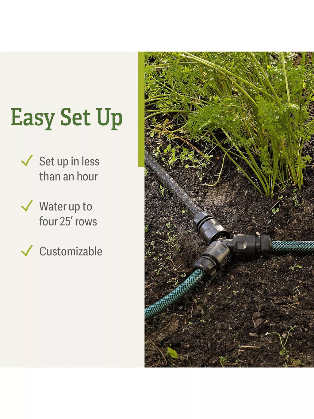 Snip-n-Drip™ Garden Row Soaker System