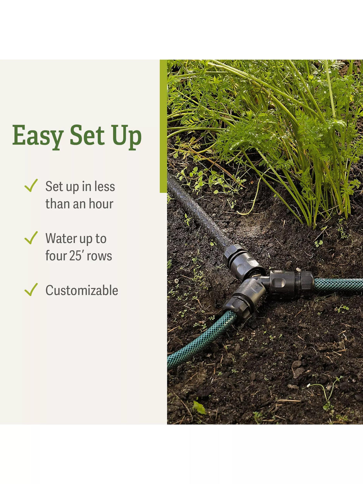 Snip-n-Drip™ Garden Row Soaker System