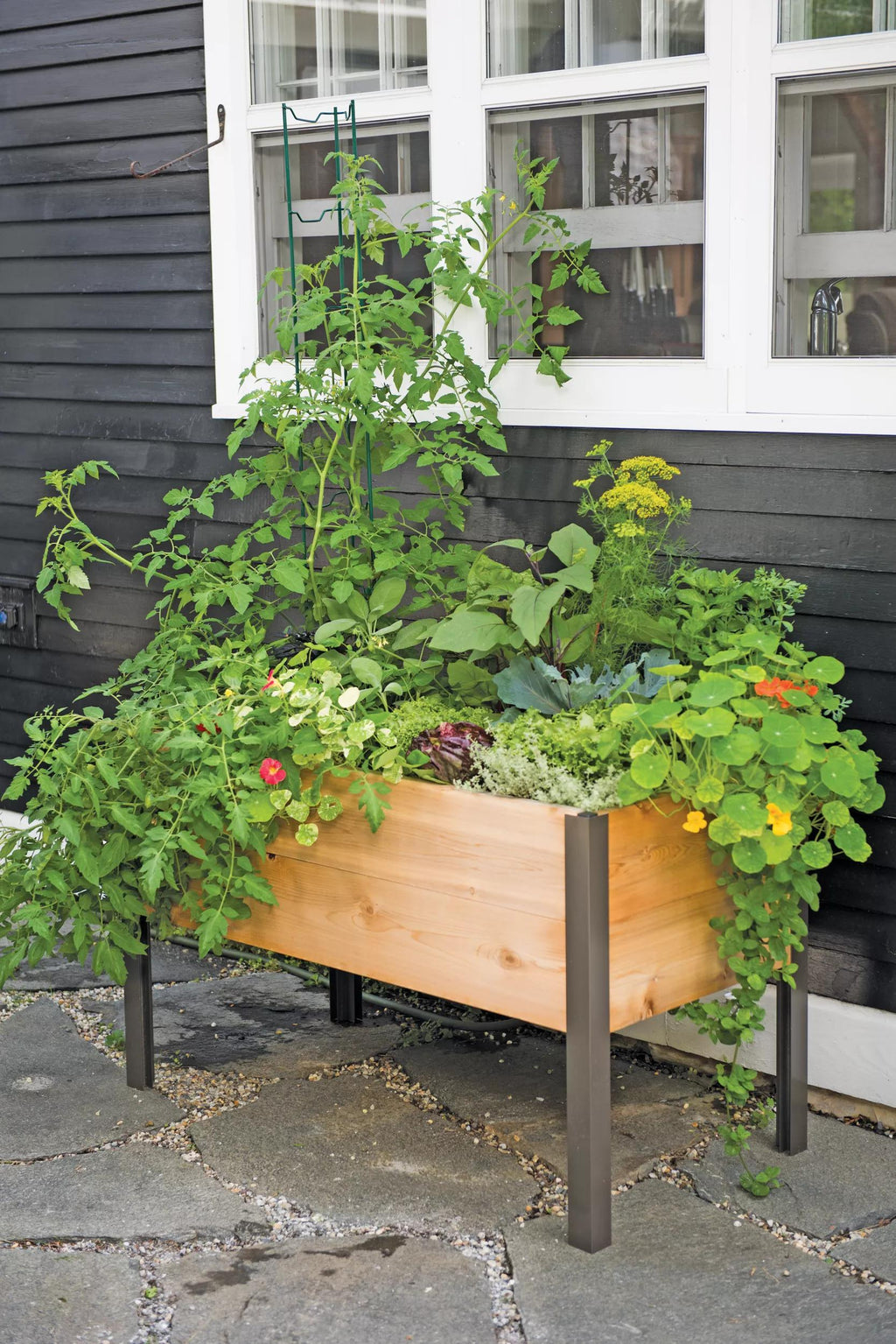 Elevated Cedar Planter Box, 2' x 4'