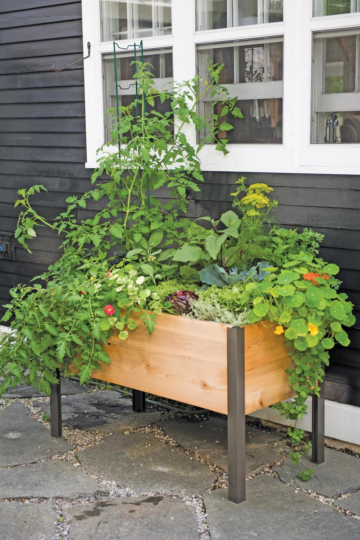 Elevated Cedar Planter Box, 2' x 4'