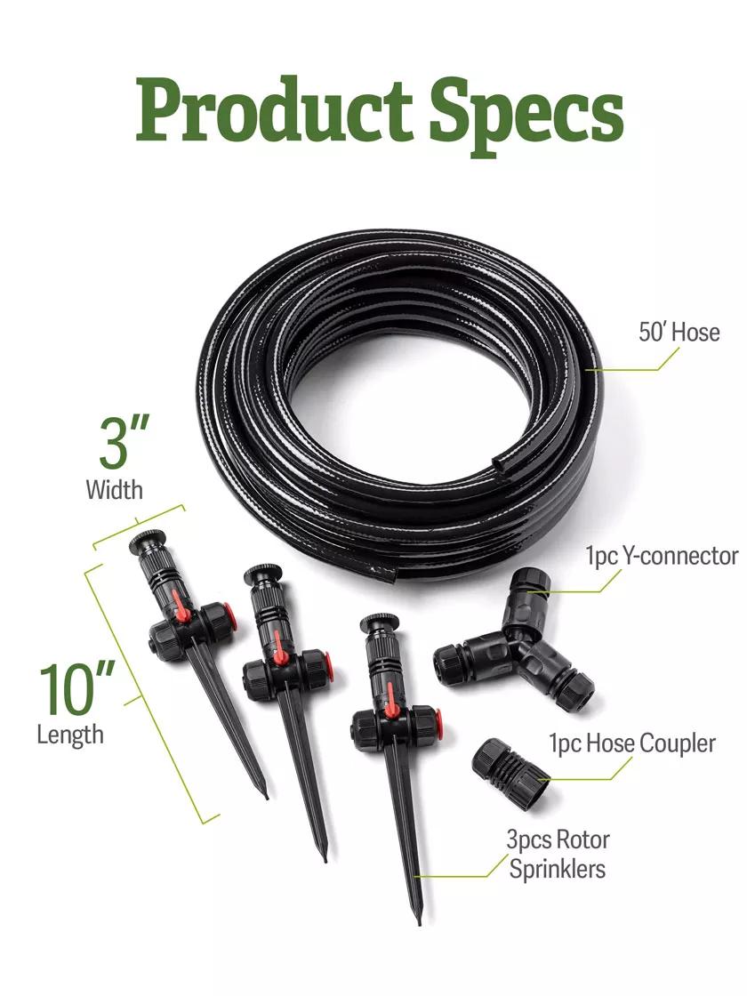 Snip-n-Spray™ Garden and Landscape Sprinkler System