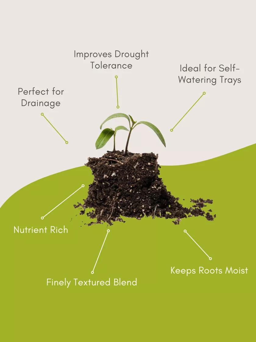Organic Self-Watering Potting Mix, 20 Qts.