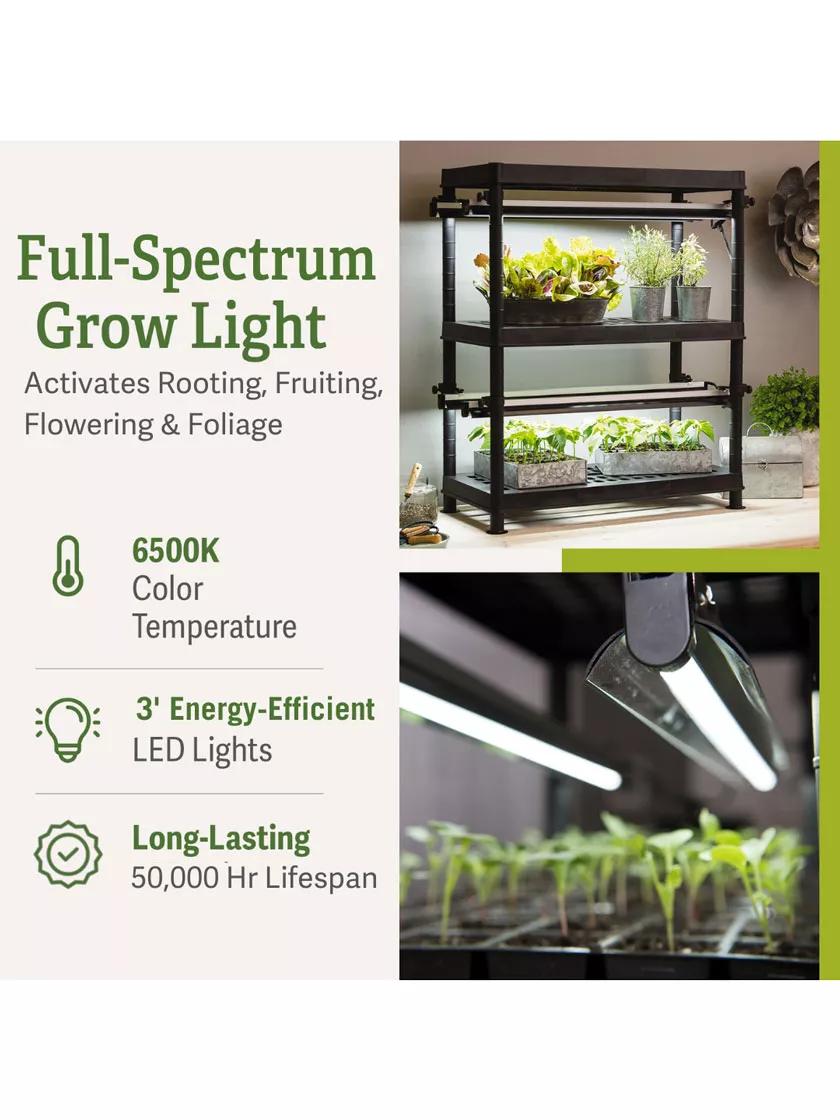 LED Stack-n-Grow™ Lights - 2-Tier System