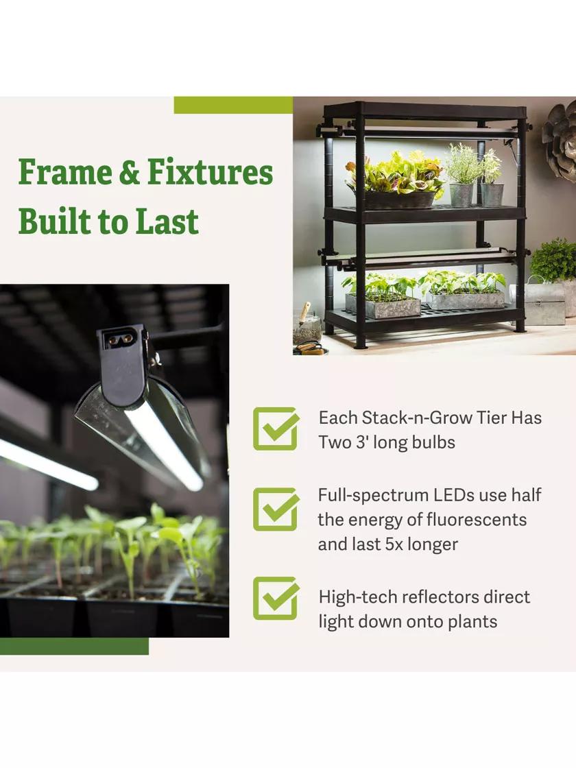 LED Stack-n-Grow™ Lights - 2-Tier System