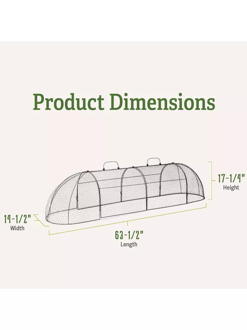 3-in-1 Chicken Wire Cloche, XL
