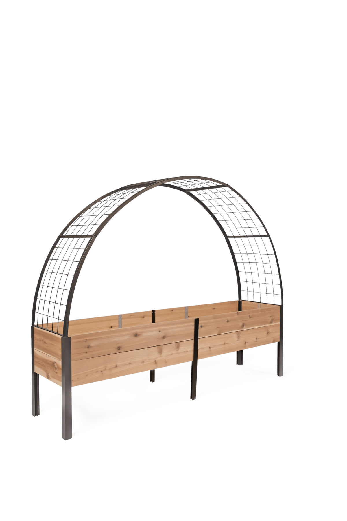 2' x 8' Arch Trellis for Planter Boxes