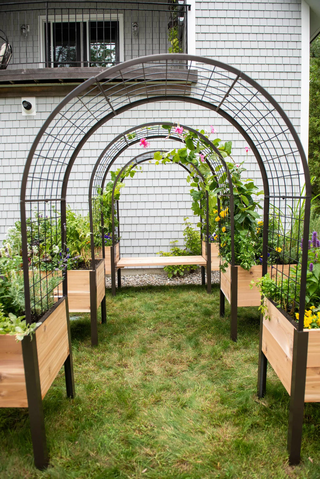 2' x 4' Arch Trellis for Planter Boxes