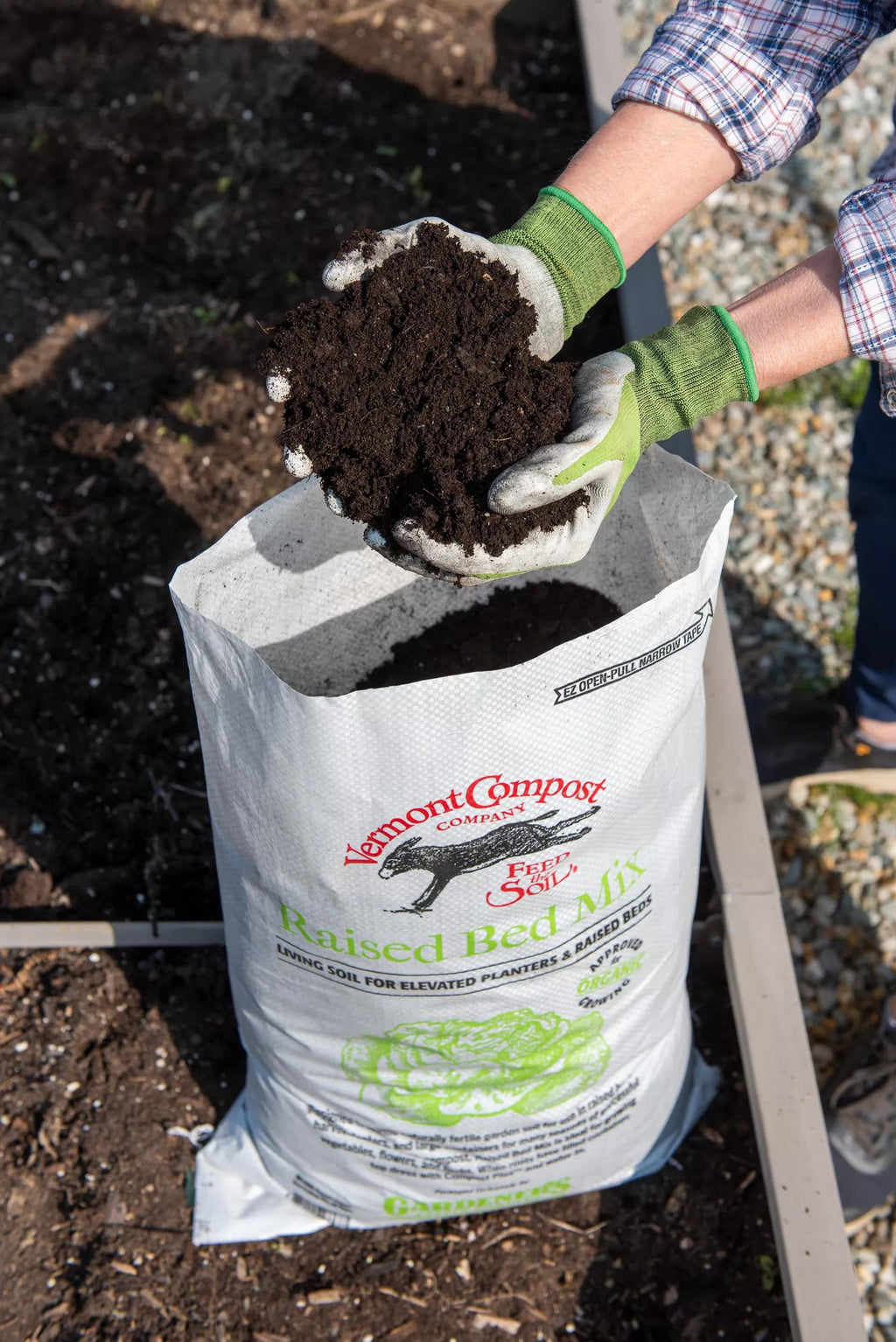 Organic Raised Bed Potting Mix, 20 Quart