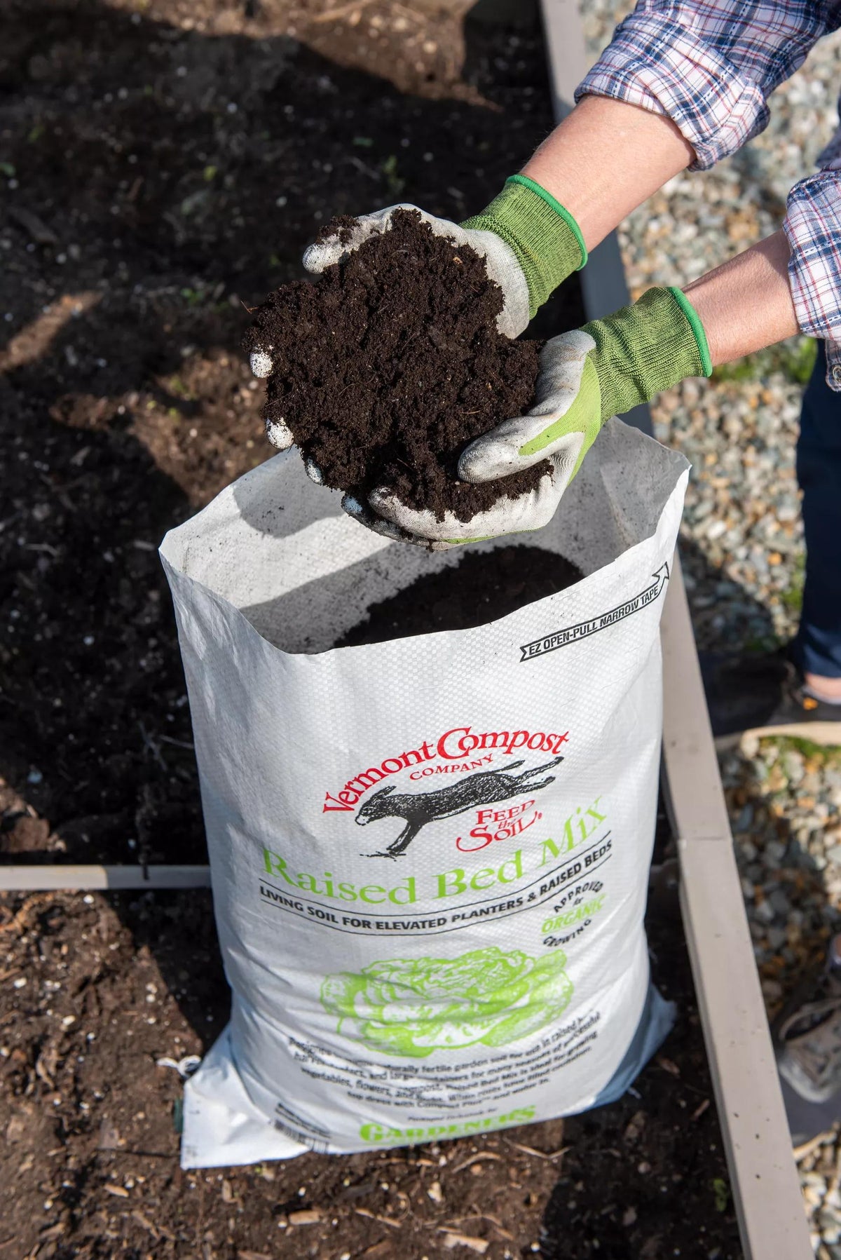 Organic Raised Bed Potting Mix, 20 Quart