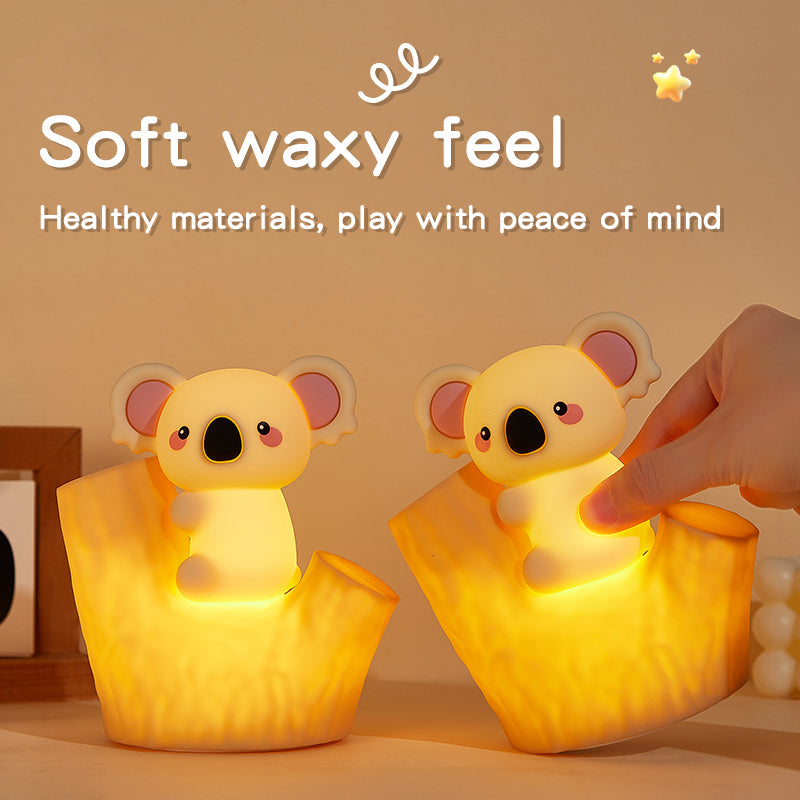 Maetiva® Mini Koala on Tree Branch Silicone Squishy Night Light Cute Perfect Gift