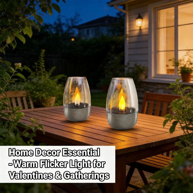 Solar Flickering Candle Light