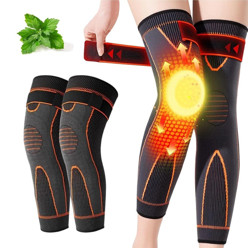 Self-Heating Herbal Knee Wraps (2-Pack)