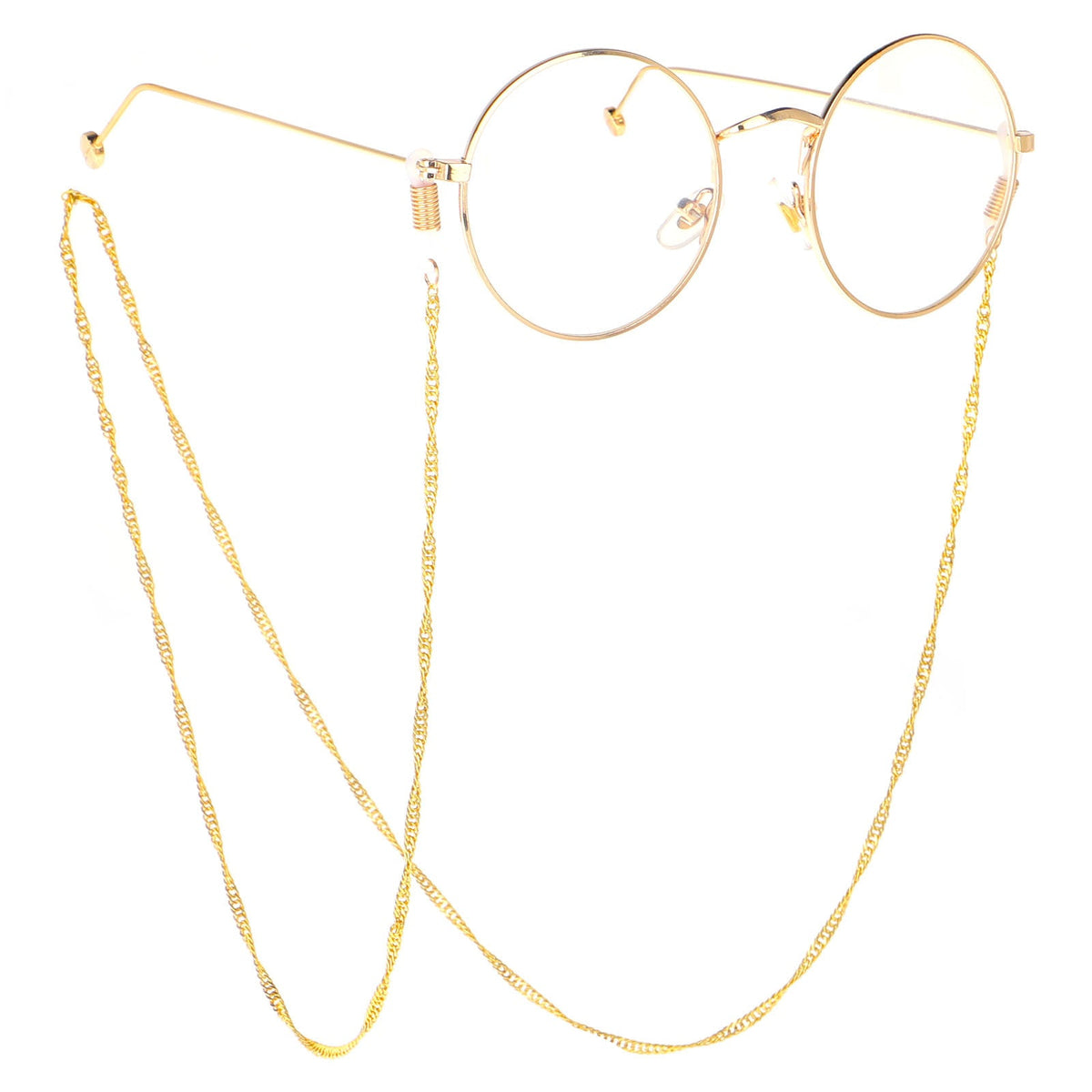 Elegant Twisted Chain Eyewear Holder 
Maetiva